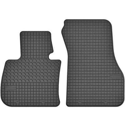 Abbildung von edecor Gummifussmatten Automatten Gummimatten Gummi Fußmatten für BMW Mini Countryman II F60 ab Bj. 2017 VORNE