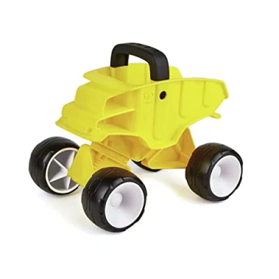 Abbildung von Hape Dump Truck , Beach for Kids Push &amp; Pull Sand Toy Toddlers 12 Months and Up Yellow