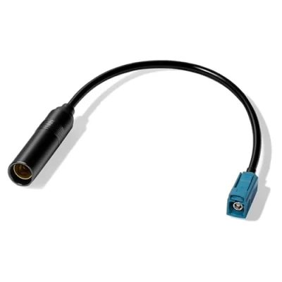 Abbildung von BINGFU Fakra Z Buchse auf DIN Verlängerungskabel 30cm für DAB FM Autoantenne Auto Stereo Audio HD Radio Head Unit CD Media Player Receiver