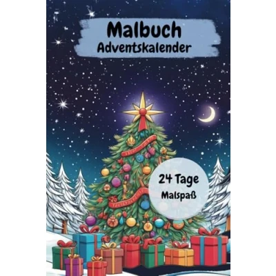Abbildung von Malbuch Adventskalender: Ausmalbuch Weihnachten für Kinder Junge und Mädchen ab 4 Jahren. Ideales Weihnachtsgeschenk.
