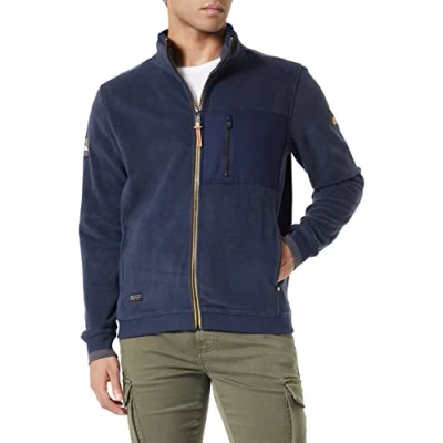 Abbildung von camel active Fleecejacke, Herren, Größe: Large, Night blue