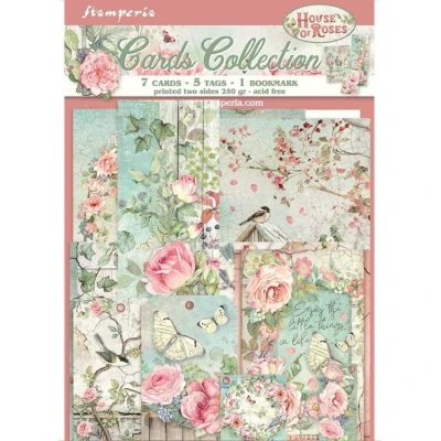 Abbildung von Stamperia Karten Kollektion House of Roses