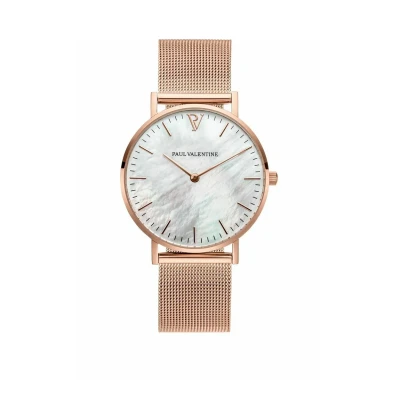 Abbildung von Versus Versace PAUL Valentine Seashell Uhr, Damen, Größe: One Size, Rose gold