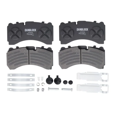 Abbildung von DANBLOCK DB 2924482 Bremsbelagsatz Hinterachse MERCEDES BENZ: AROCS, ACTROS MP4, ATEGO, MAN: TGS