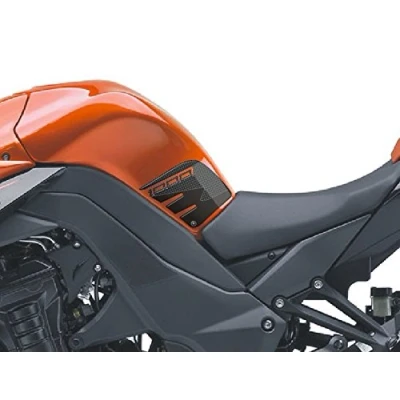 Abbildung von labelbike MOTORRADAufkleber 3D KNIESCHUTZER kompatibel Z 1000 Kawasaki Z1000 2010 2013
