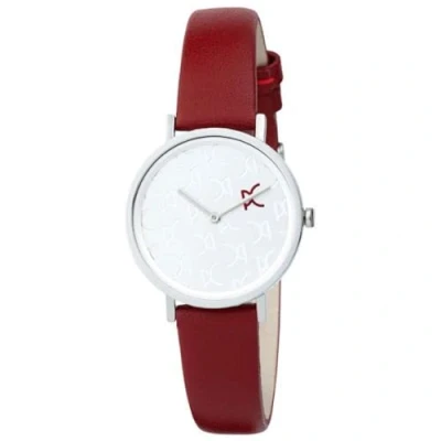 Abbildung von CBV.1517 PIERRE CARDIN Damenuhr, rotes Armband, Armband