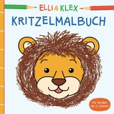 Abbildung von Kritzelmalbuch für Kinder ab 2 Jahren: Erstes Kritzeln und Ausmalen Mädchen Jungen