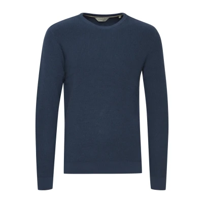 Abbildung von 11 Project Predwin Feinstrick Oneck Strickpullover, Herren, Größe: 3XL, Dress blues