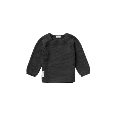 Abbildung von Noppies PINO Strickjacke für Kinder, Größe: 56, Dark grey melange