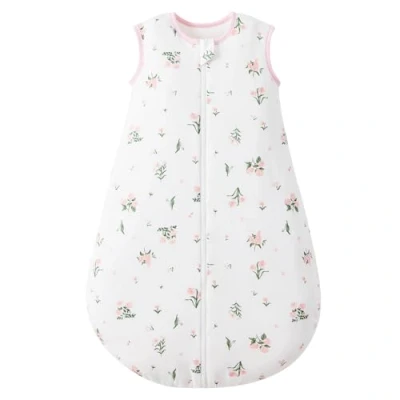 Abbildung von Duomiaomiao 2.5Tog Schlafsack Baby Ganzjahres, 100% Baumwolle Winter, Mädchen Neugeboren,Warmer Neugeborene Kinder(2.5 TOG/Blumen/100)