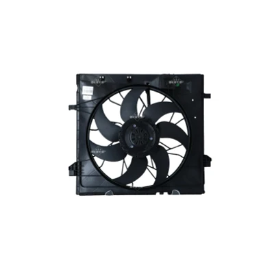 Abbildung von NRF 47856 Lüfter 481 12 600 mit Kühlerlüfterrahmen (Zarge), bürstenloser Motor