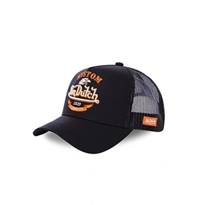 Abbildung von Von Dutch Unisex Motiv Trucker Cap Black/orange One Size