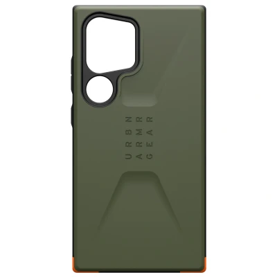 Abbildung von Samsung Galaxy S24 Ultra Hülle Kunststoff UAG Hard Case/Backcover Handyhülle Dunkelgrün Shockproof/Stoßfest