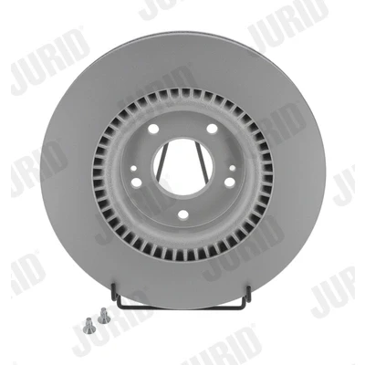 Abbildung von JURID 562987JC Bremsscheibe 320 28 5 114,3 Belüftet beschichtet mit Schrauben HYUNDAI: i40 Limousine, ix35, Kombi, KIA: cee‘d II Schrägheck