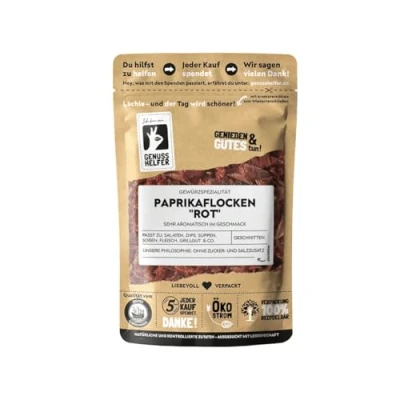 Abbildung von Bremer Gewürzhandel Paprikaflocken rot, geschnitten, getrocknete Paprika zum Kochen und Grillen, 75g