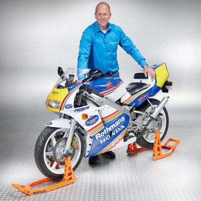 Abbildung von Datona Motorrad Montageständer MotoGP (Vorderrad + Hinterrad) KTM Orange