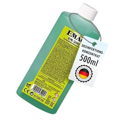 Abbildung von EMAG Desinfektionskonzentrat EM 200 I Spezieller Ultraschallreiniger für chirurgisches Instrumente uvm Entfernt Amalgan &amp; Knochenreste uvm. 500ml