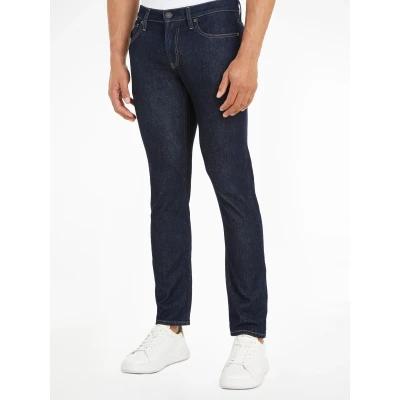 Abbildung von Calvin Klein SLIM FIT Jeans RINSE BLACK im 5 Pocket Style