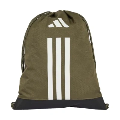 Abbildung von adidas Unisex TRAINING GYMSACK, Olive Strata/White, One Size