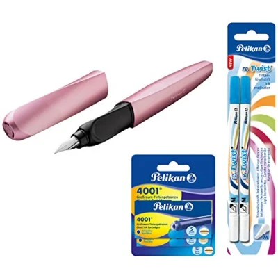 Abbildung von Pelikan Füllhalter Twist (Rosa Schulset)