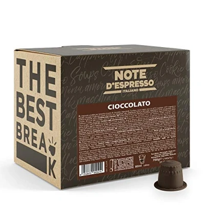Abbildung von Note D&#039;Espresso Schokolade Kapseln ausschließlich kompatibel mit NESPRESSO 100 caps