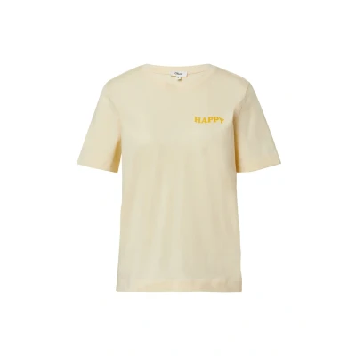Abbildung von s.Oliver Tshirt print, Damen, Größe: 44, Helles zitrone