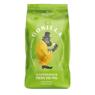 Abbildung von Joerges Gorilla Kaffeehaus Mischung, 1 kg (Die Verpackung kann variieren)