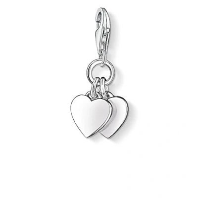 Abbildung von THOMAS SABO Charm Einhänger Zwei Herzen, 0836 001 12