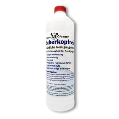 Abbildung von PandaCleaner Scherkopfreinigungsmittel Nachfüllflüssigkeit für Kartuschen Scherkopfreiniger (1 St. 1000ml Reinigungslösung)