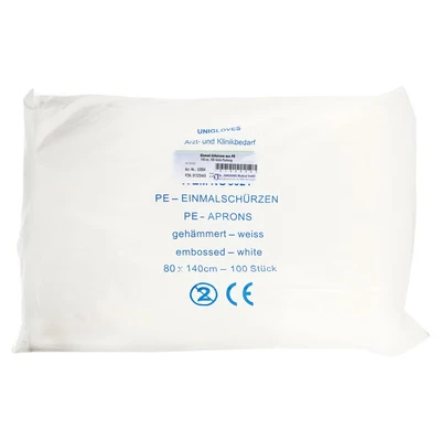 Abbildung von Einmal Schürzen PE 140 cm 100 St