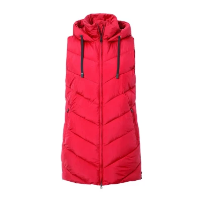 Abbildung von Ulla Popken Hyprar Quilted Weste, Damen, Größe: 42/44, Salsa