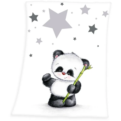 Abbildung von Baby Best Babydecke &quot;Fynn Panda&quot;, mit Panda Motiv, Kuscheldecke
