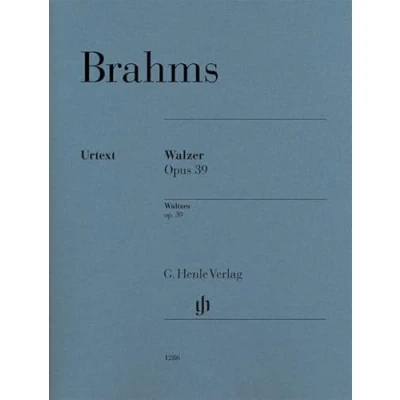 Abbildung von Walzer op. 39; Klavier: Instrumentation: Piano solo (G. Henle Urtext Ausgabe)
