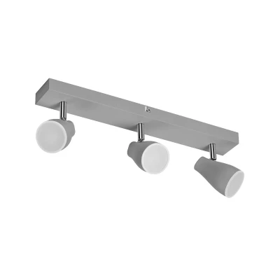 Abbildung von LEDVANCE LED Spot Pear Spotlight GU10, Grau, 3X4,3W, 1050lm, 444mm, Warmweiße Lichtfarbe, Ausrichtbare Leuchtenköpfe, Einfache Montage, Kombination mit Smarten GU10 Lampen Möglich, IP 20, 2700K
