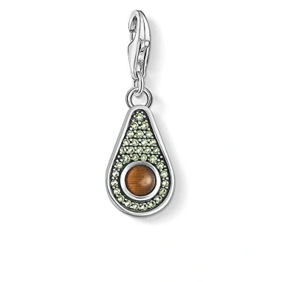 Abbildung von Thomas Sabo Damen Charm Anhänger Avocado Club 925 Sterling Silber 1836 667 7