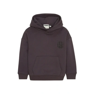 Abbildung von TOM Tailor Oversized MIT BIO Kapuzenpullover für Kinder, Größe: 104/110, Coal grey