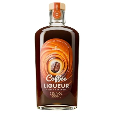 Abbildung von Burgen Coffee Liqueur Salted Caramel 500ml Aromatischer Kaffeelikör mit gesalzenem Karamell, ideal für Cocktails &amp; Desserts
