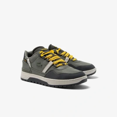 Abbildung von Lacoste Tclip Sneaker low, Herren, Größe: 40, Khaki/dark grey Schuhe