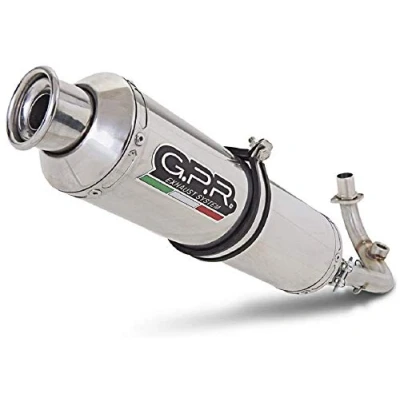 Abbildung von GPR Auspuff für Yamaha Majesty 125 2001/06 Komplettanlage zugelassen Scooter Serie 4ROAD Round