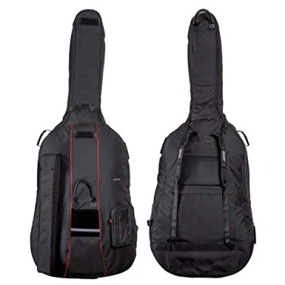 Abbildung von GEWA Kontrabass Gig Bag Prestige 4/4 25mm Polsterung, Bogentasche, Notentasche, Rucksackgurte