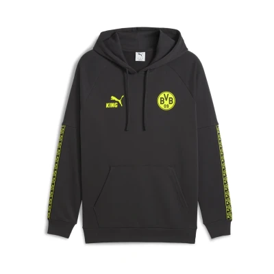 Abbildung von PUMA Borussia Dortmund KING Hoodie Men, Sport, Flat Dark Grau/Gelb Alert, M