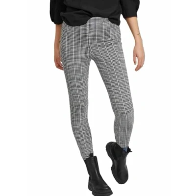 Abbildung von VILA Vihoundi Leggings Hosen, Damen, Größe: XS, Cloud dancer/black