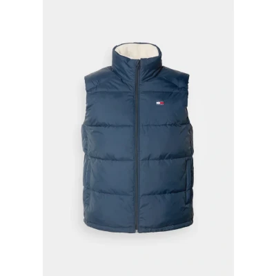Abbildung von Tommy Jeans Puffer VEST Weste, Herren, Größe: Small, Dark night navy