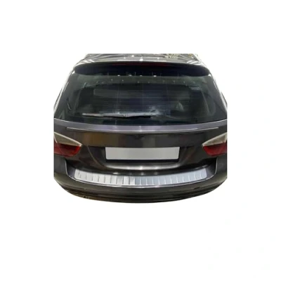 Abbildung von OMAC Ladekantenschutz Stoßstangenschutz kompatibel mit Skoda Rapid Limo 2012 19 Edelstahl Chrom