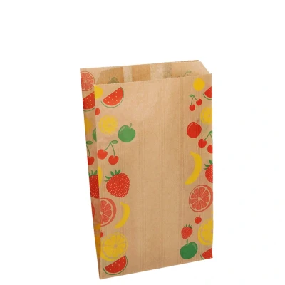 Abbildung von Obsttüten 0.5 Kilo 14+9x22cm Kraft