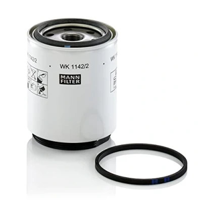 Abbildung von MANN FILTER WK 1142/2 x Kraftstofffilter mit Dichtung MAN: TGS, TGX, TGM, IVECO: EuroCargo I III, P/PA, LDV: Maxus Bus