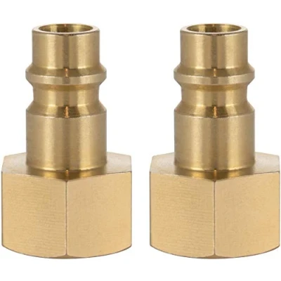 Abbildung von Poppstar 2x Druckluft Stecknippel NW 7,2 mit 3/8 Zoll Innengewinde für Anschluss