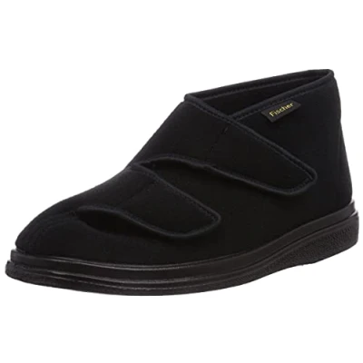 Abbildung von Fischer Markenschuh Ortho Hausschuh mit Klettverschluss, Weite K, Einlegesohle herausnehmbar