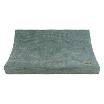 Abbildung von Baby&#039;s Only Baby Wickelauflagenbezug Bezug für Wickelauflage Sense Weichem Rib Corduroy Abwaschbare Wickelunterlage 45x70 cm Meergrün