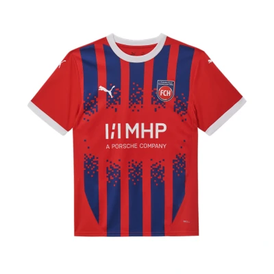 Abbildung von Puma FC Heidenheim Sport Tshirt für Kinder, Größe: 116, Red clyde royal